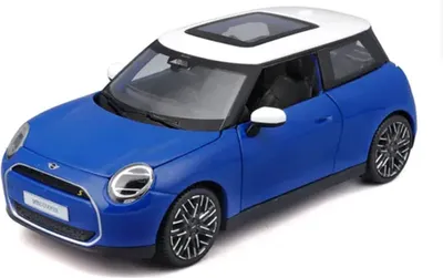Produktbild von Maisto Mini Cooper SE blau 1:24 Modellauto Sammlermodell Elektromobilität Diecast