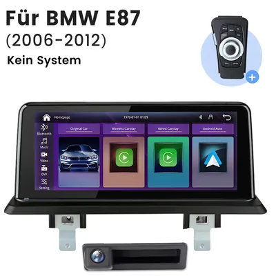 Obrázek produktu pro Autorádio Hexinex 10,25" pro BMW E87 (2006–2012) 2 GB + 8 GB, CarPlay, Android Auto, zadní kamera