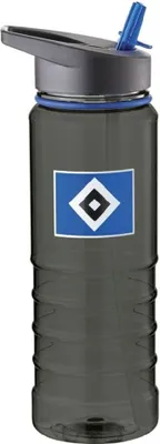 Produktbild von HAMBURGER SV HSV Trinkflasche blau weiss schwarz -