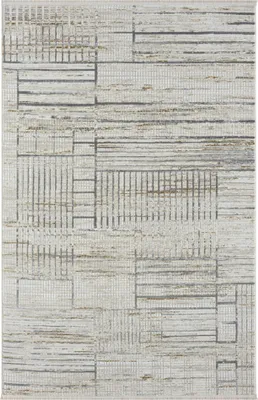 Produktbild von MY-RUG Teppich,Peder, 230x160, Kurzflor-Teppich, creme weiß, weich, gemütlich, mit schönem Muster, flachgewebt, rechteckig