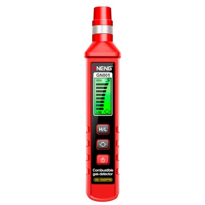 Zdjęcie produktu dla ANENG GN801 Detektor półprzewodnikowy wrażliwy na gaz 300 ~ 10000 PPM Analizator wycieków gazu Miernik palności Narzędzie do testowania czujników środowiskowych