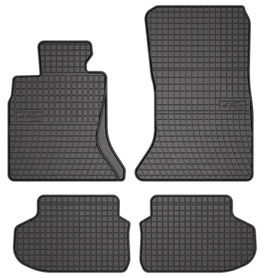 Image de Tapis de sol en caoutchouc pour BMW 5 F11 2010-2013 (break) – 4 pièces, noirs, sur mesure