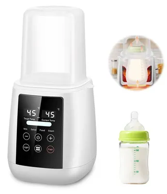 Produktbild von Babyflaschenwärmer 6-in-1 mit Temperaturregelung 30–70°C, Dampfsterilisation, Nachtlicht, 200W