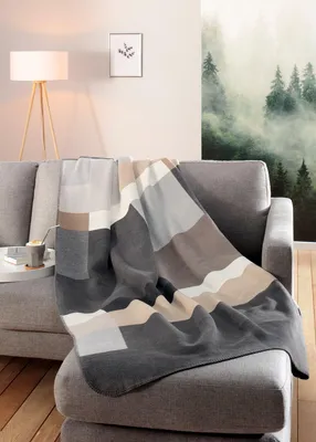 Produktbild von Biederlack Wohndecke Black Part Größe 220x240 cm