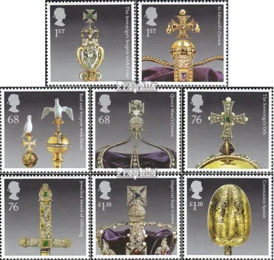 Produktbild von Briefmarken Großbritannien 2011 Mi 3126-3133 (kompl.Ausg.) postfrisch Kronjuwelen