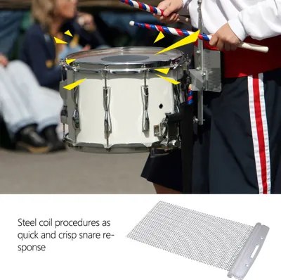 Obrázek produktu pro Snare Wire, Snare Drum Wire, Steel Snare Wire, Snare Wire Accessory, Snare Drum Replacement, Children Snare Wire