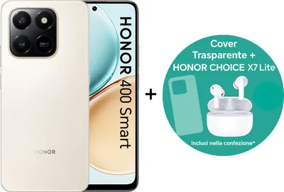 Zdjęcie produktu dla Honor BUNDLE 400 SMART, 17,2 cm (6.77"), 8 GB, 256 GB, 108 MP, MagicOS 9.0, Złoto