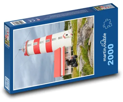 Produktbild von Puzzle 2000 Leuchtturm am Meer - martinpuzzle