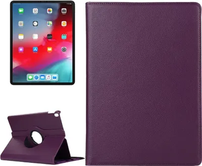Produktbild von Schutzhülle für iPad Pro 11 (2018-2019-2020-2021) Tablet Hülle Schutz Tasche Case Cover Lila 360 Grad drehbar Rotation Bumper