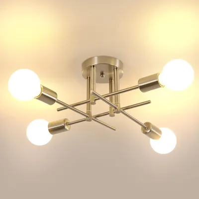 Produktbild von Deckenleuchte – Metallrahmen in Goldbronze