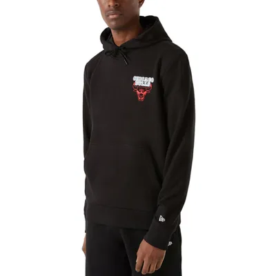 Produktbild von New Era NBA Fleece Hoody - NEON Chicago Bulls schwarz - M