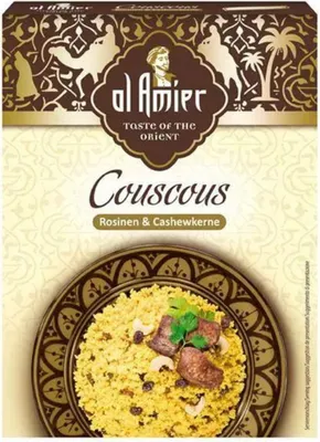 Image de Couscous aux raisins secs & noix de cajou d'al Amier, 200g