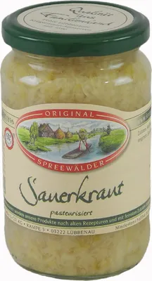 Produktbild von Krügermanns Original Spreewälder Sauerkraut (370 ml Glas)
