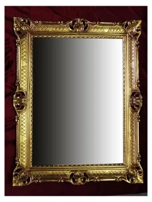 Produktbild von Zeitloser Barock Wandspiegel in Gold 90 x 70 cm