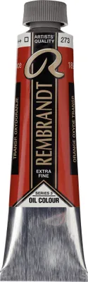 Produktbild von Rembrandt Ölfarbe Tube 40 ml Transparentoxidorange 273