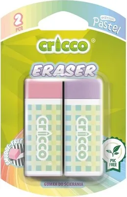 Produktbild von Radiergummi für Pastellfarben, 2 Stück, CRICCO