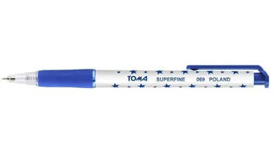 Zdjęcie produktu dla Długopis Superfine Aut. 0,5Mm Nieb. (30Szt) Toma