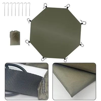 Produktbild von Wasserdichte Bodenplatte für Camping – Schwere Zeltunterlage 4,1×4,1 m, Vorzelt-Fußabdruck & Zeltmatte für Outdoor, Tarp & Camping