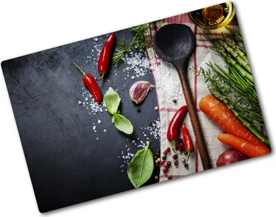 Produktbild von Tulup Glas Herdabdeckplatte - 80x52 cm - Glaskeramikkochfeld-Abdeckung Spritzschutz Glasabdeckplatte - Einteilig - Essen & Getränke - Zutaten - Mehrfarbig