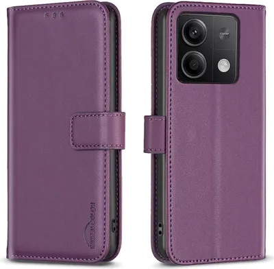 Produktbild von Xiaomi Redmi Note 13 5G Hülle - BINFEN Klapphülle - Violett