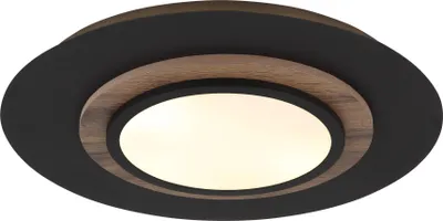 Produktbild von Globo Lighting Deckenleuchte Metall schwarz matt, LED