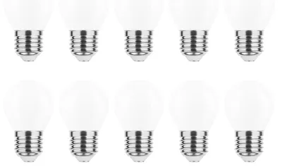 Produktbild von Modee E27 LED Filamentlampe P45 4W 470lm 4000K Neutralweiß 10 Stück