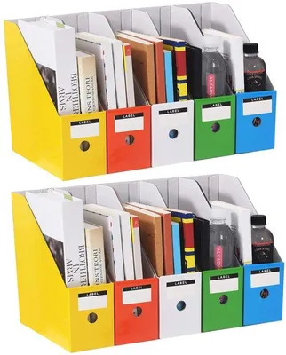 Immagine prodotto di Organizer da ufficio in formato A4, 10 scomparti, per scuola e ufficio, 9x26x27 cm