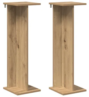 Obrázek produktu pro vidaXL Stojan na květiny, 2 ks, dub Artisan, 25 x 25,5 x 80,5 cm