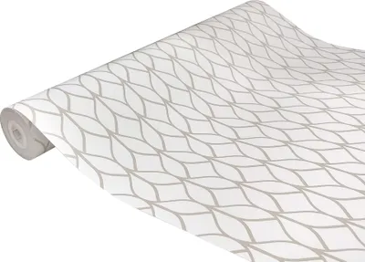 Produktbild von Klebefolie Möbel 45x100 cm - Hana Grau - Selbstklebende Möbelfolie im Deko-Stil - Klebefolie für Möbel ideal für Küche, Bad und DIY Projekte