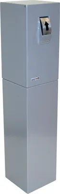 Immagine prodotto di Base per cassetta di accettazione chiavi (art. 9201-00025), in robusto Acciaio al carbonio laminato a freddo, per l'ancoraggio fisso al pavimento, foro di ancoraggio al pavimento (a prova di furto), dimensioni (A x L x P) 600 x 215 x 215 mm, peso 20,6 kg, unità di imballaggio: 1,5 kg