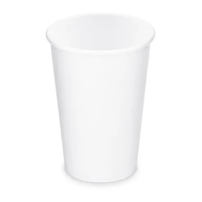 Produktbild von 500x Heiß- und Kaltgetränkebecher Pappbecher weiß 250ml 330ml Ø 80mm,.