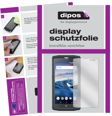 Produktbild von 6x Schutzfolie für Crosscall Core X3 klar Displayschutzfolie Display Schutz