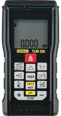 Produktbild von Stanley TLM330, LCD, m, Schwarz, 1/4", IP54, Alkali