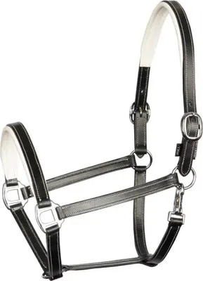 Produktbild von Harry´s Horse Elegance Leather Halfter Schwarz Full Schwarz Full