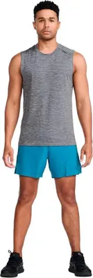 Produktbild von 2xu Motion ärmelloses T-shirt Blau M Herren Blau M
