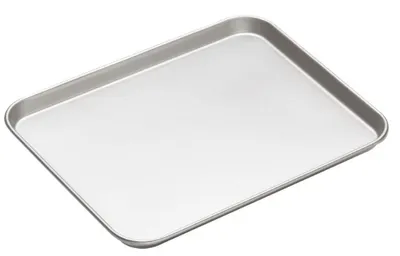 Produktbild von KitchenCraft Großes Backblech mit Antihaftbeschichtung, 38 x 30,5 cm - Versilbert