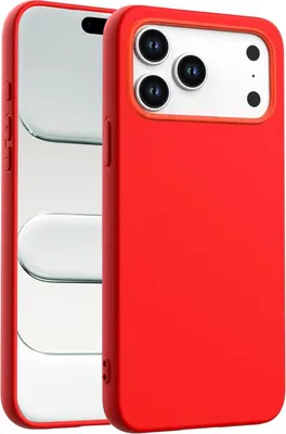 Immagine prodotto di Custodia per Apple iPhone 17 Pro Max custodia del telefono cellulare custodia di protezione del telefono cellulare copertura in silicone custodia del telefono cellulare, rosso