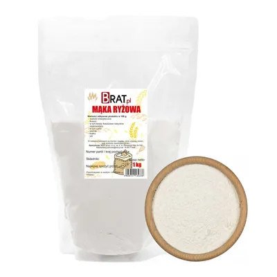 Obrázok produktu pre Ryžová múka 1kg Brat.pl