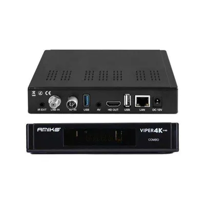 Obrázok produktu pre Prijímač satelitný AMIKO Viper 4K V40 Combo Linux