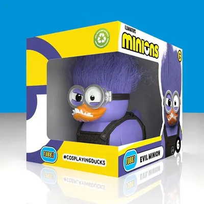 Imagen del producto de Minions Tubbz, figura de PVC, Minion morado, edición en caja, 10 cm