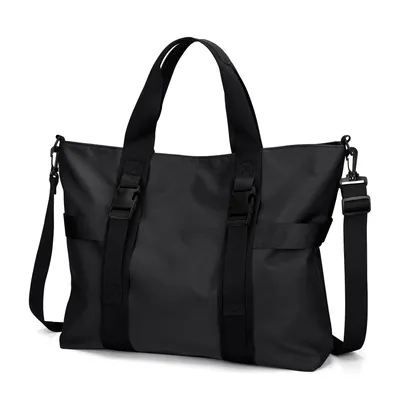 Produktbild von Eleganci Damen Shopper Tasche – Große Schultertasche für Arbeit, Einkauf und Alltag, Schwarz