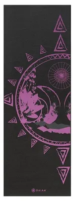 Obrázok produktu pre Gaiam – jogová podložka „Be Free“, obojstranná, slnko a mesiac PP7973 (jednotná veľkosť) (čierna)