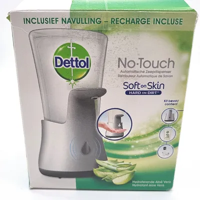 Produktbild von Dettol No-Touch Automatischer Seifenspender Silber Aloe Vera 250 ml
