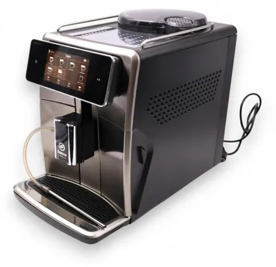 Produktbild von Saeco Xelsis Deluxe SM8785 Kaffeevollautomat, Espressomaschine, 1,7 l, Kaffeebohnen, Eingebautes Mahlwerk, 1500 W, Grau