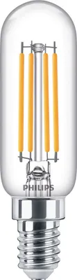 A clear studio shot of a Philips LED light bulb.