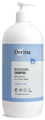 Produktbild von Derma Family Shampoo 1,0L mit Dosierspender, skandinavische Rezeptur, milder Duft