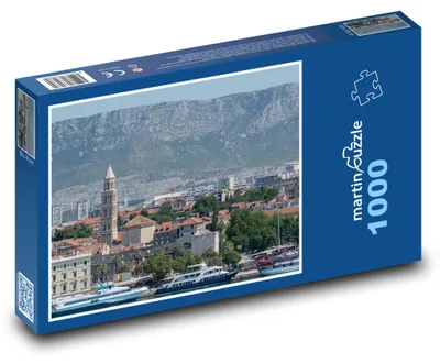 Obrázok produktu pre Puzzle 1000 Chorvátsko - Panorama Splitu - martinpuzzle