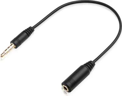 Image de Câble adaptateur pour casque de 10 cm entre CTIA et OMTP