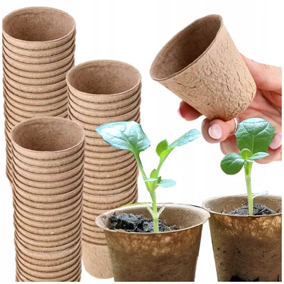 Produktbild von Czakos Torf Anzuchttöpfe Garten 24er Set