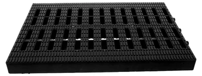 Produktbild von Kunststoff Abflussrost Quadratisch 20x30cm Rinnenabdeckung für Garten und Terrasse